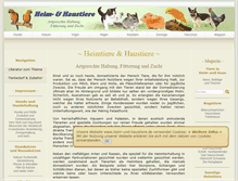 Tablet Screenshot of heim-und-haustiere.de